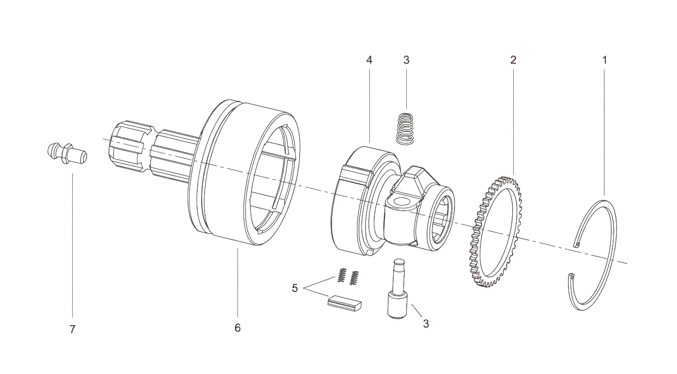 RAS Overrunning Clutch